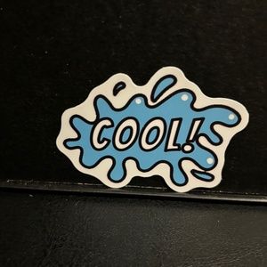COOL WATER BACKGROUND STICKER